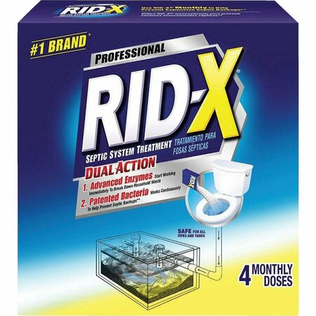 RID-X Professinal 39.2 Oz. Powder Septic Tank Treatment, 4PK 1920089448